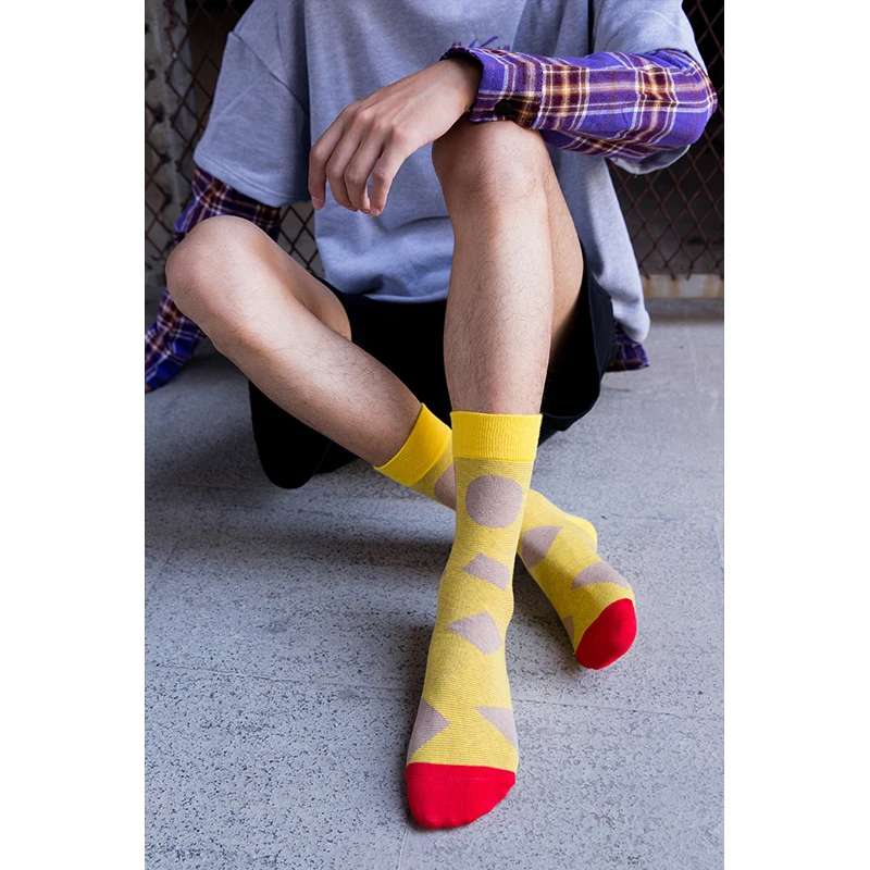 Уличные носки для скейтборда мужские индивидуальные высокие осенние зимние
