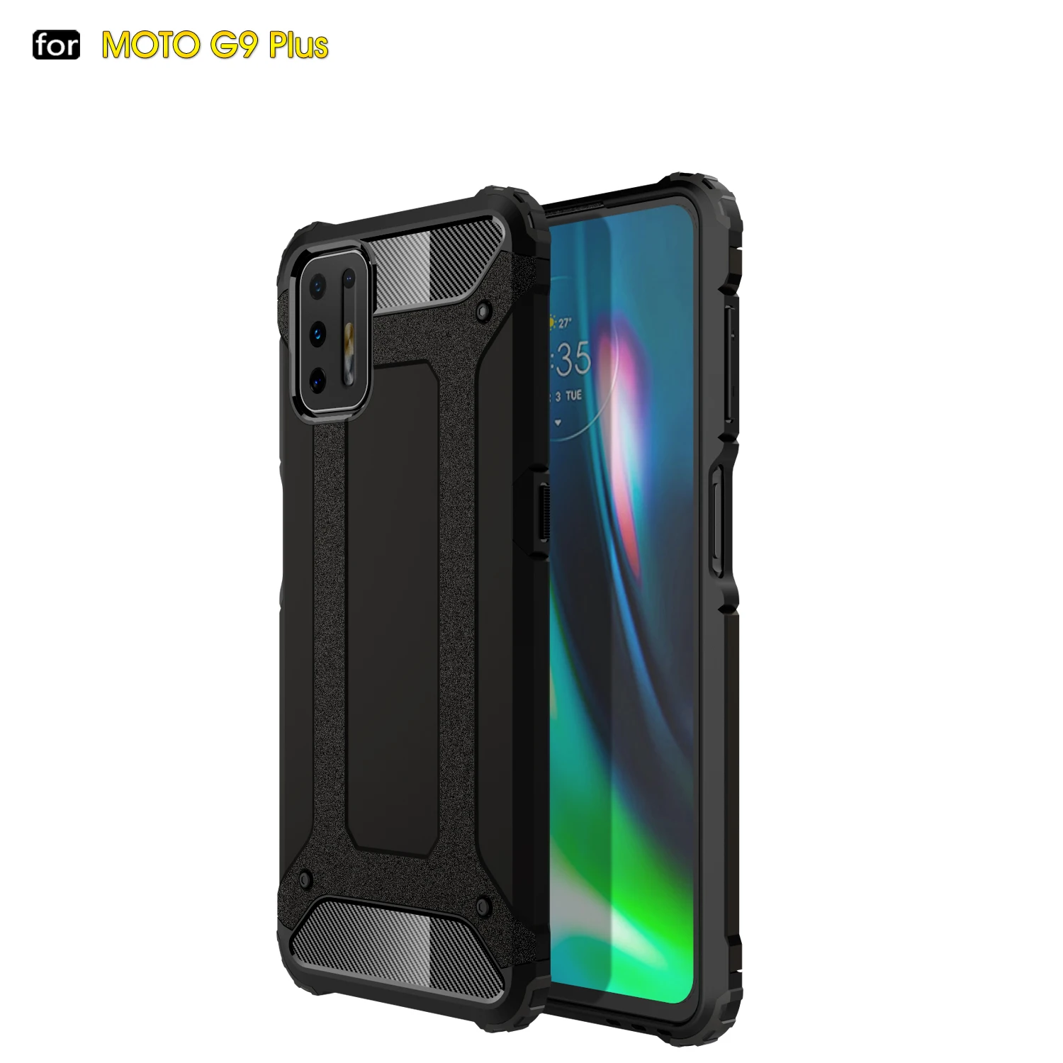 

Shockproof Case For Motorola G5 G6 G7 G8 G9 Plus Play Power G Styus Z Z4 Play Rugged Layer Armor Protection Mobile Phone Shells