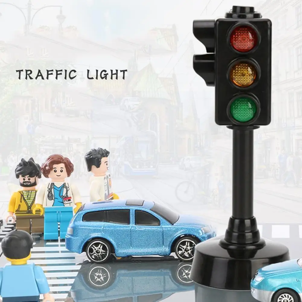 

Scene Props Rail Transit Traffic Lights Signal Light Sign Road Education Toy Accessories Simulation Accessories Learning Ca E6A2