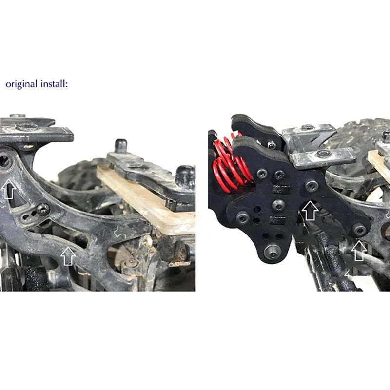 

Suitable for Traxxas 86086-4 E-REVO 1.0 2.0 RC Spring Head Wheel Nylon Parts Old & New E-Revo with 2 Spring Wheels