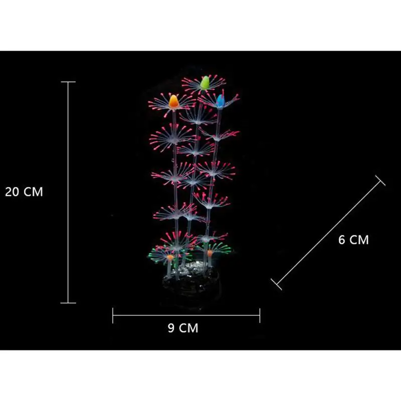 1 шт. пластиковый коралловый искусственный реалистичный имитированный завод