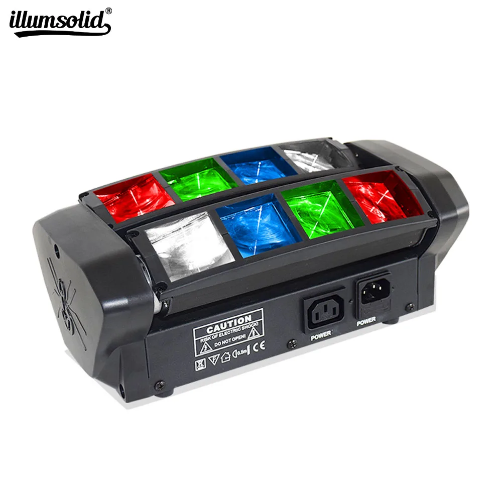 Мини движущаяся головка DMX 512 светильник паук 8x6 Вт луч диско Lghts Led бар клуб ing