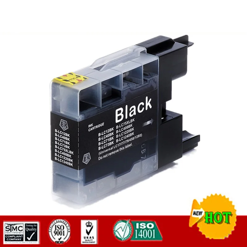 Совместимый картридж для LC12 LC40 LC71 LC73 LC75 LC400 LC1220 LC1240 костюм J6910CDW/J6710CDW/J5910CDW/J825N и т.