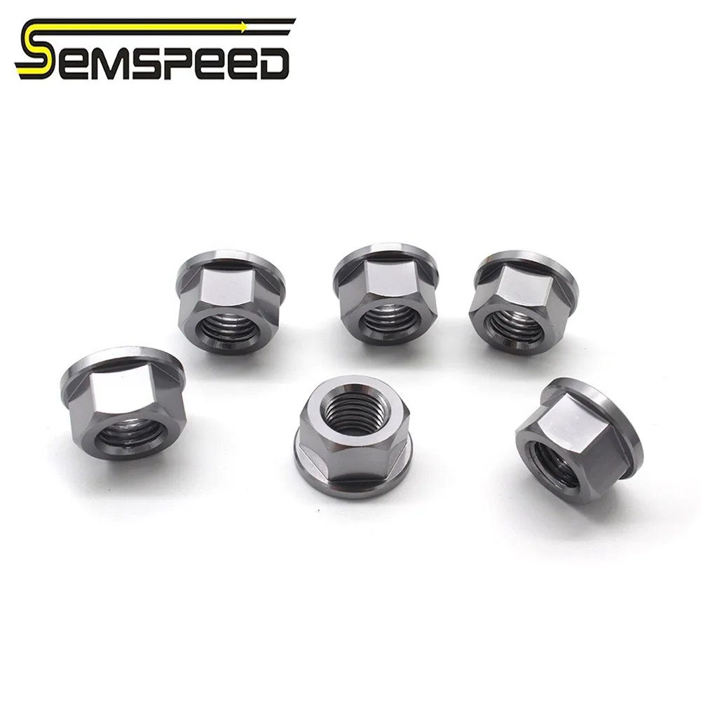 

Rear Sprocket Wheel Axle Nuts Screw Nut Hex Nut M10*1.25 Sprocket Nuts CB650R CBR650R CB650F CBR650F CBR1000RR CBR150 125 250