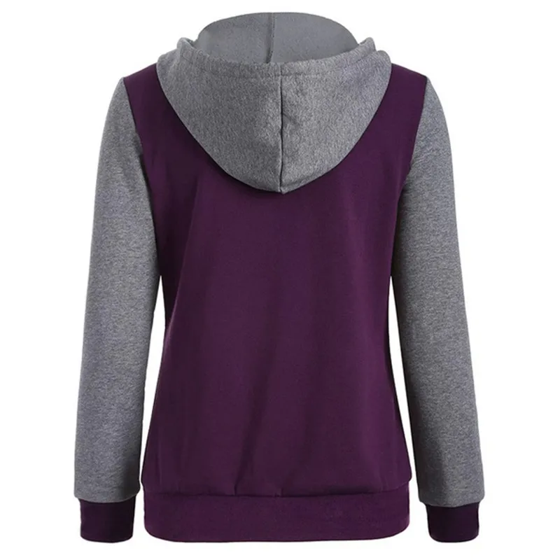 

Fashion Hoodies Sweatshirts Women Long Sleeve Hoodies Jackets Zipper Hoody Jumper Overcoat Outwear Harajuku Female Sweatshirts