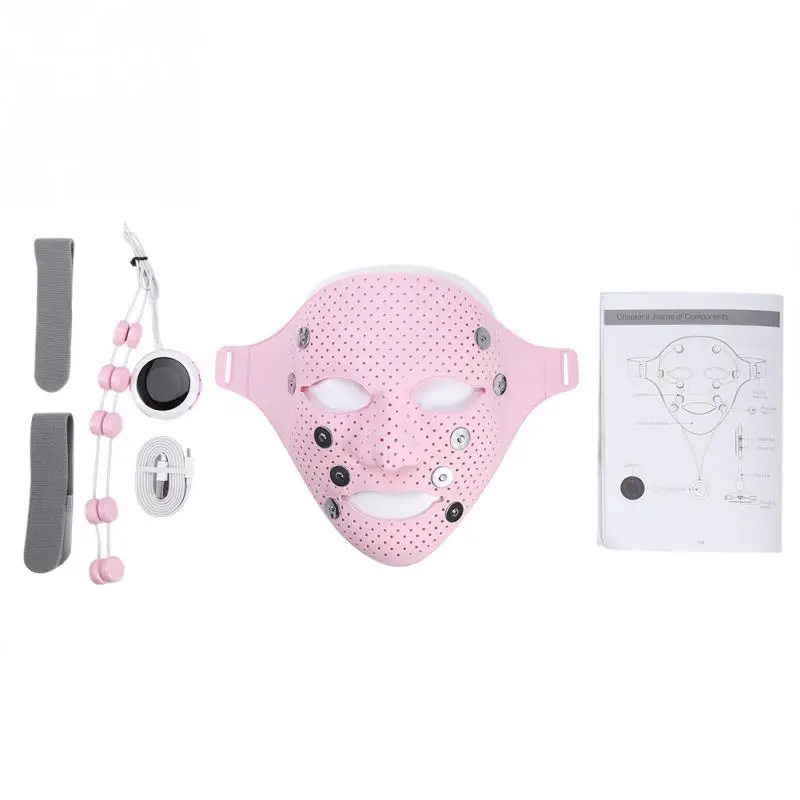 Electric Vibration Face Mask Massager Home Use Anti-wrinkle Magnet Massage Facial SPA Acne Wrinkle Removal Therapy Beauty Care | Красота и