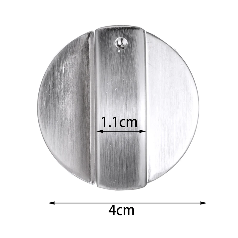 

6mm/8mm 4Pcs/set Metal Switch Control Knobs Cooker Knobs Cookware Replacement Accessories for Kitchen Cooker Gas Stove Oven
