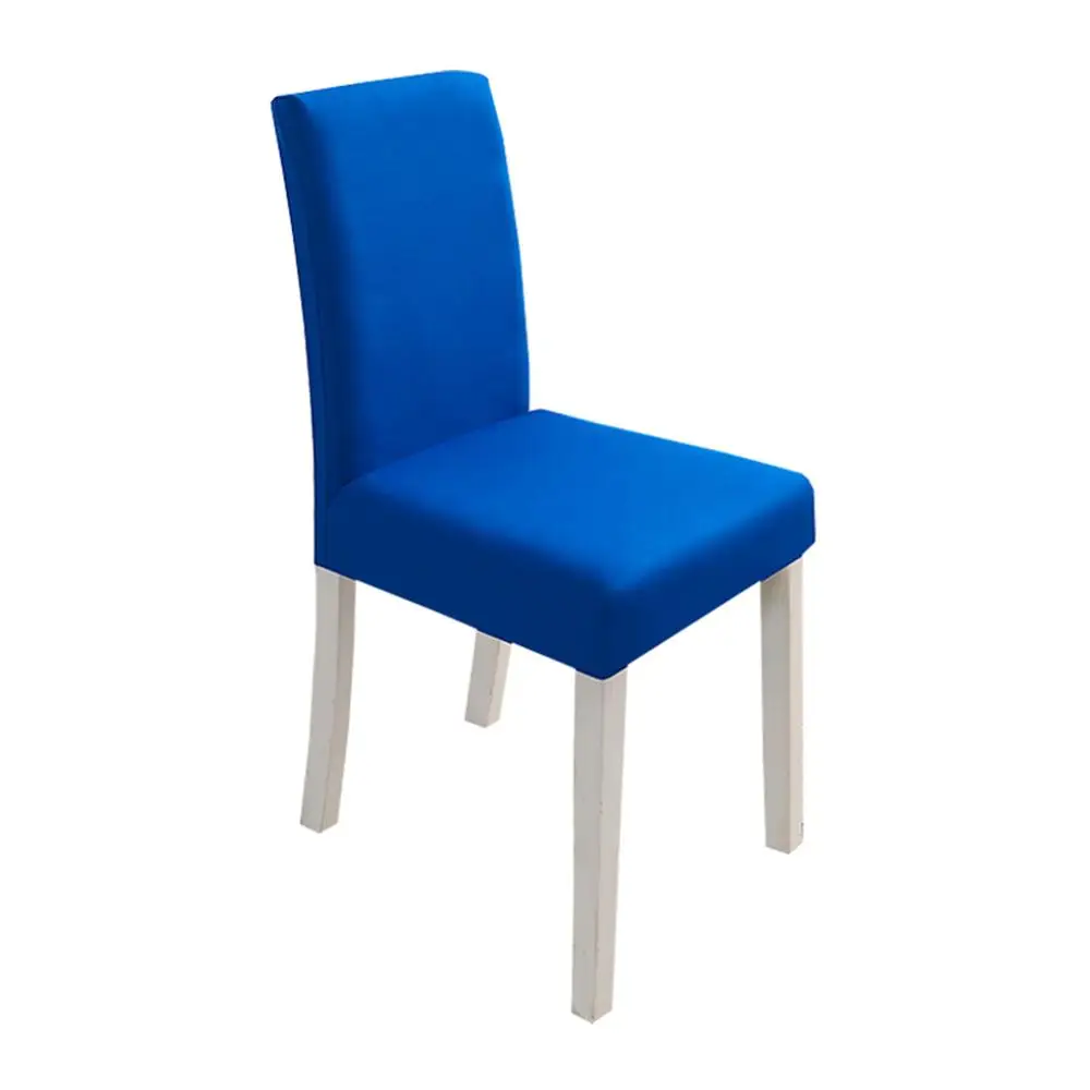Royal Blue Чехлы для стульев Meijuner, однотонные чехлы для стульев, спандекс, эластичные Чехлы для дома, столовой - Цвет: Royal Blue