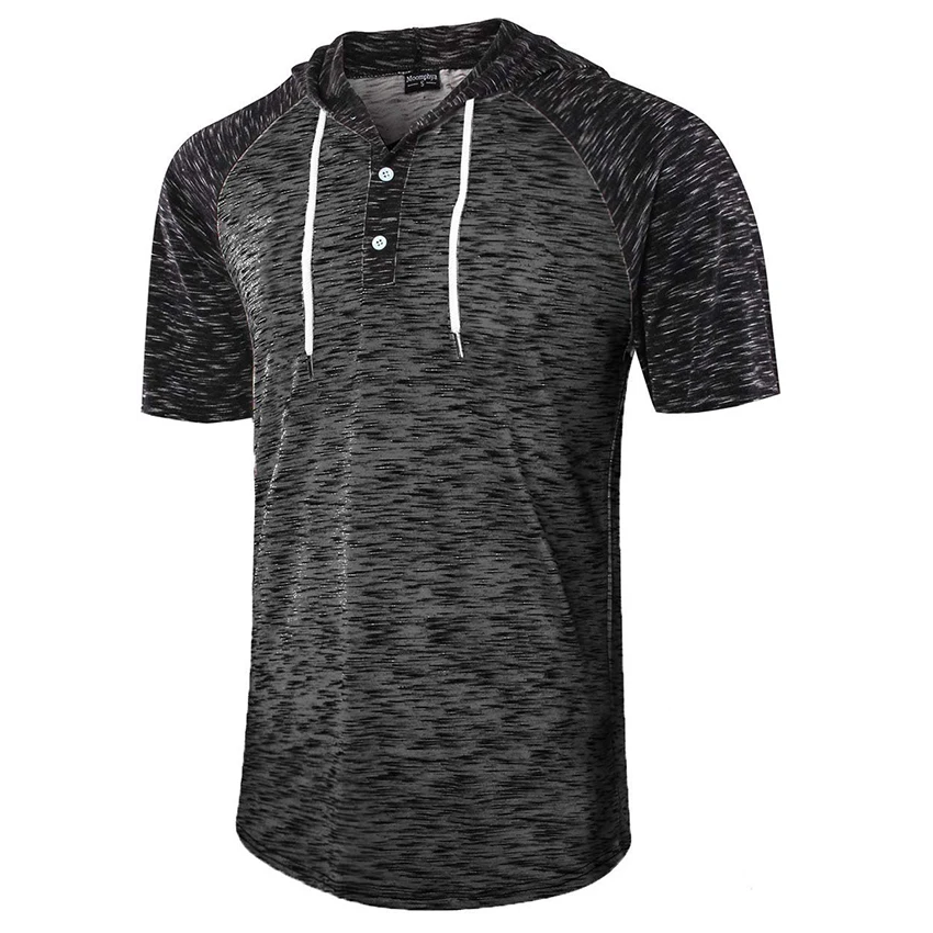 Мужская футболка с коротким рукавом шапкой модная повседневная мужская