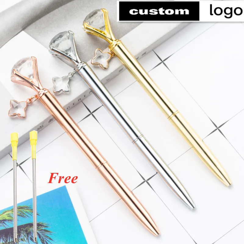 1 шт. шариковая ручка на заказ + 2 сменный стержень 0 мм рекламная с логотипом