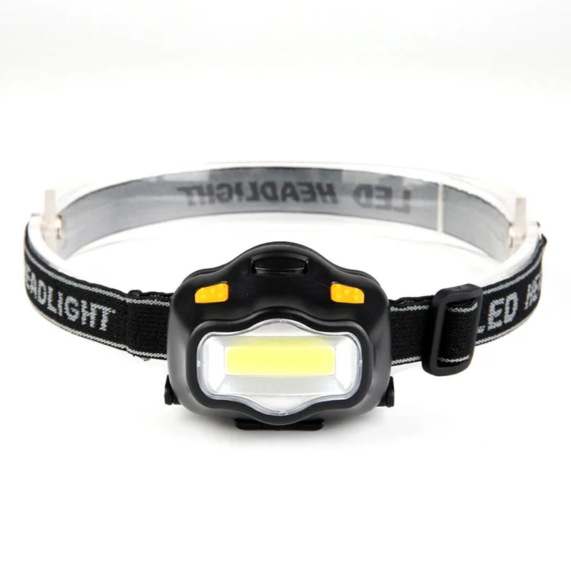 Налобный фонарь светодиодный с регулируемыми головными ремнями и 3 режимами