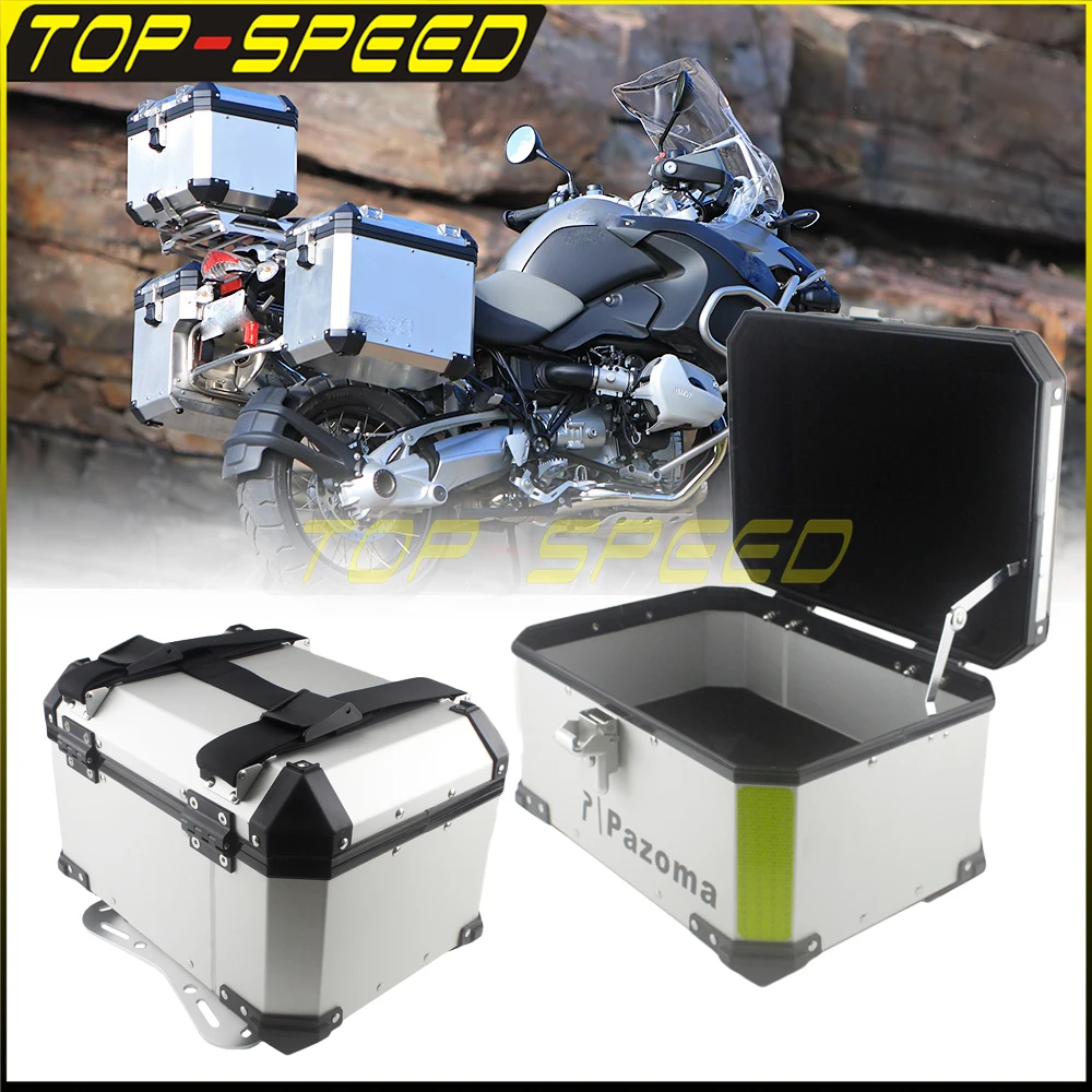 45L прочный водонепроницаемый алюминиевый верхний корпус задний приключения