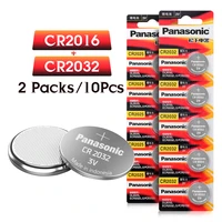 panasonic 3v button cell batteries for led lights toys watches cr2016 cr2032 br2016 ecr2032 li ion coin battery single use