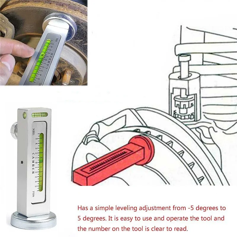 Universal Magnetic Auto Gauge Tool Measure Tools Automobile Camber Castor Strut Wheel Alignment Angle For Car Truck |