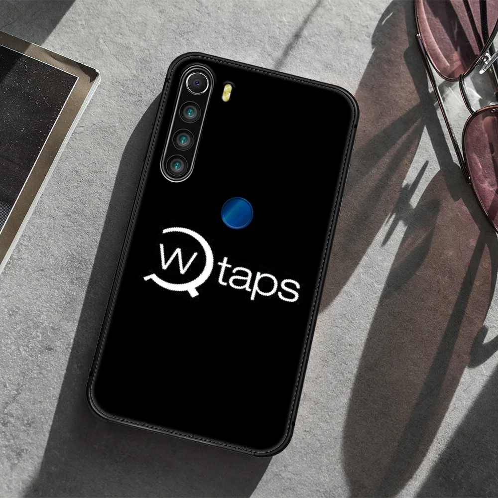 

Japan trend brand WTAPS Phone Case Cover Hull For XIAOMI Redmi 7 7a 8 8a 9 10X NOTE 6 7 7s 8 8t 9 9s Pro Max black Hoesjes Soft