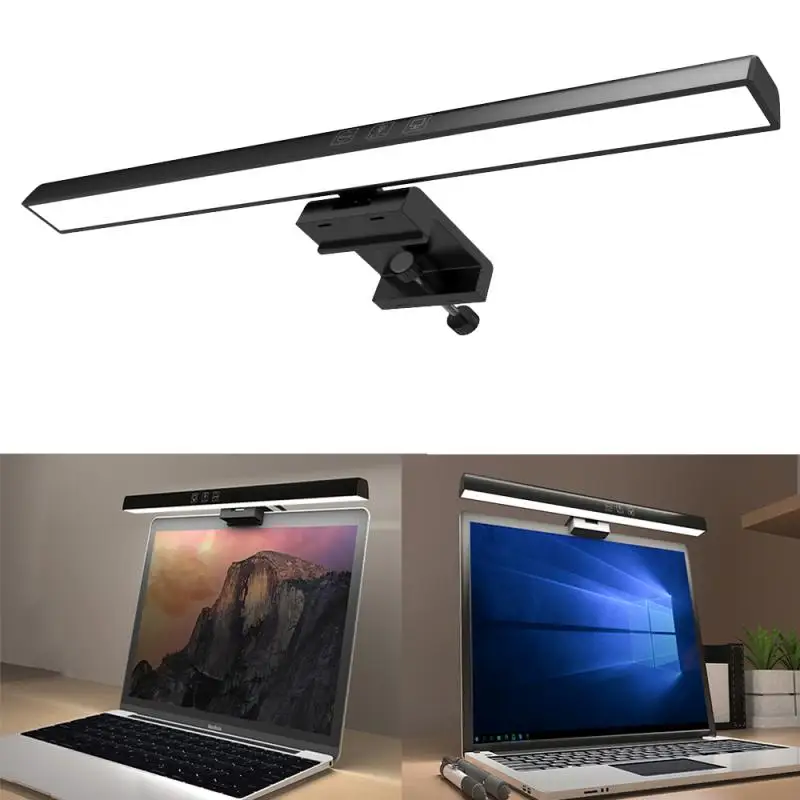 

Настольная Светодиодная лампа с плавным затемнением, осветительный присветодиодный для мониторов компьютеров, подвесной светильник для ч...