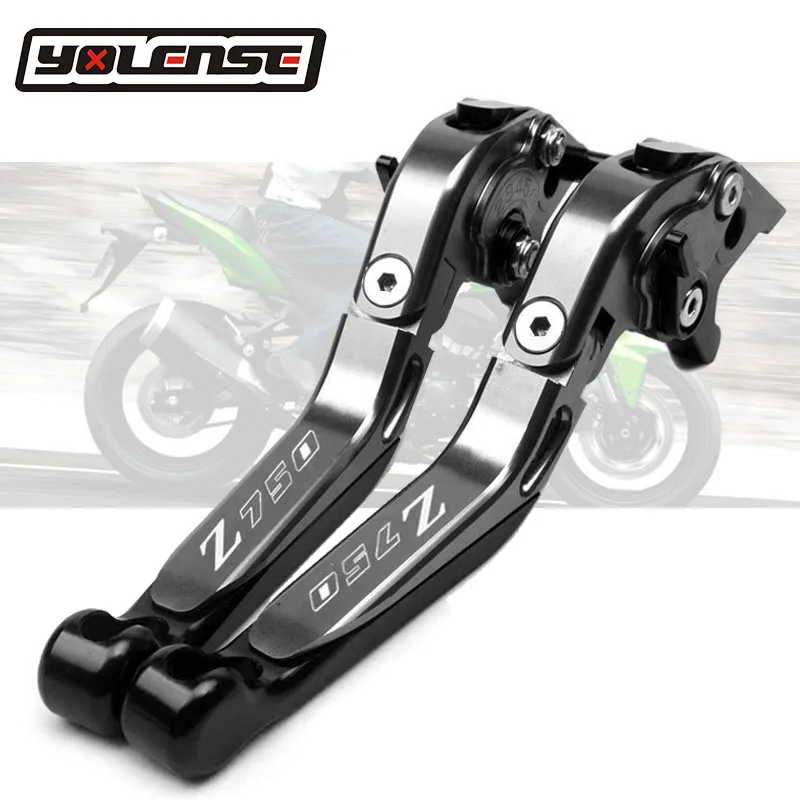 Для KAWASAKI Z750 Z 750 2007 2008 2009 2010 2011 2012 Мотоцикл с ЧПУ Регулируемые Складные Выдвижные