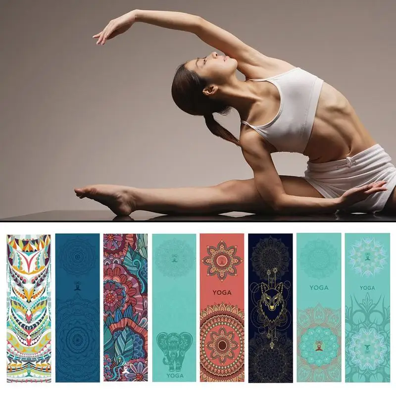 

30*100cm Yoga Sports Towel Sports Quick-drying Towel Thin Yoga Gift Set Printed Towel