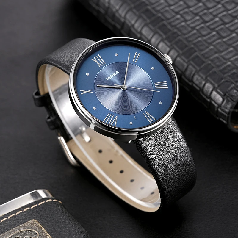 

New YAZOLE Men Quartz Wristwatches Fashion Simple Watch For Men Classic Waterproof Business Mens Watch Dropshipping Reloj Hombre