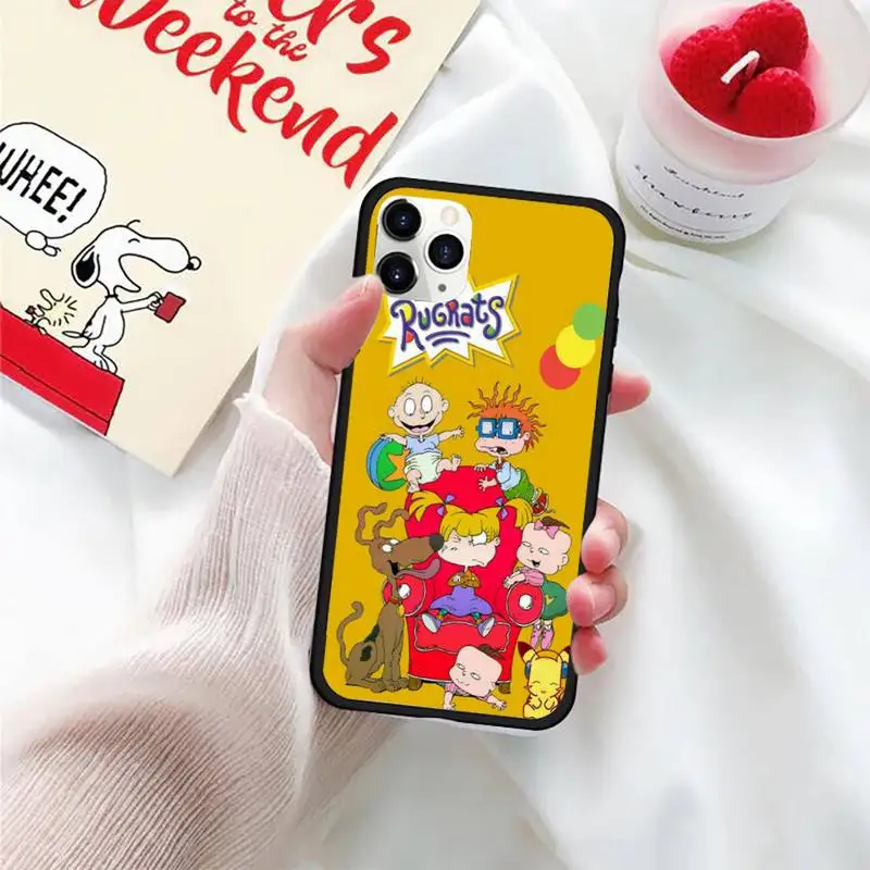 

Cartoon Rugrat Phone Case For iphone 5S 6S 7 8 11 12 XR XS SE Plus Pro ProMax Cover Fundas Coque