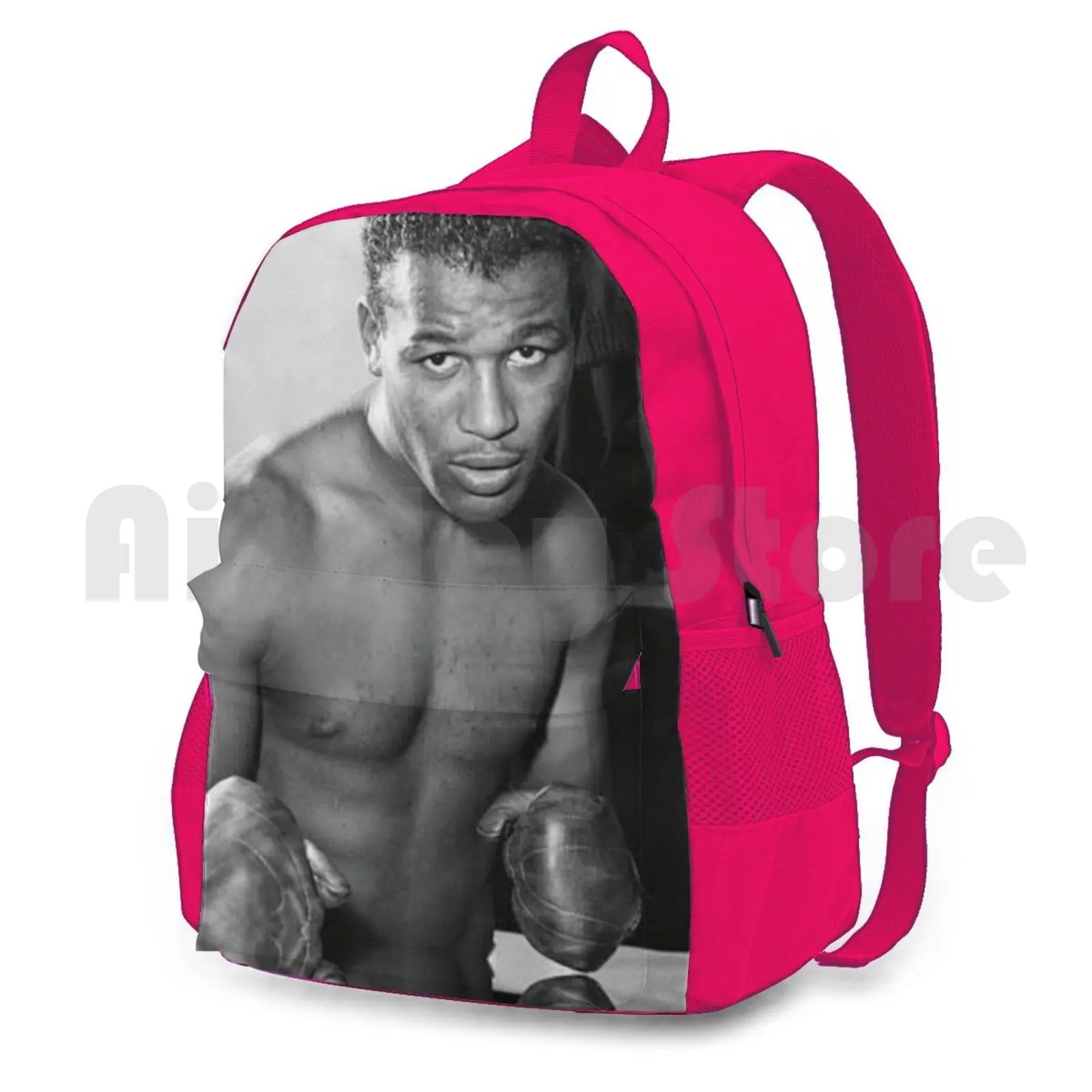 Sugar Ray Robinson Outdoor Hiking Backpack Waterproof Camping Travel Boxing Fighting Combat 1940S 40S Retro | Багаж и сумки