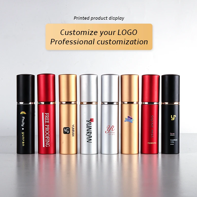

200pcs/lot Hot Sale 5 ML Portable Refillable Glass Perfume Bottle Empty With Aluminum Sprayer Free Custome Logo