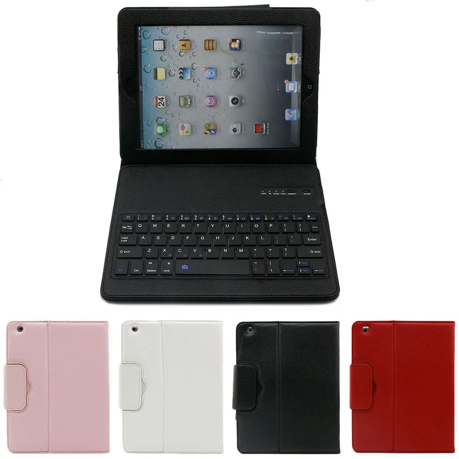 Чехол с Bluetooth клавиатурой для iPad 9 7 2017 2018 Air 2 1 кожаный чехол подставка планшета