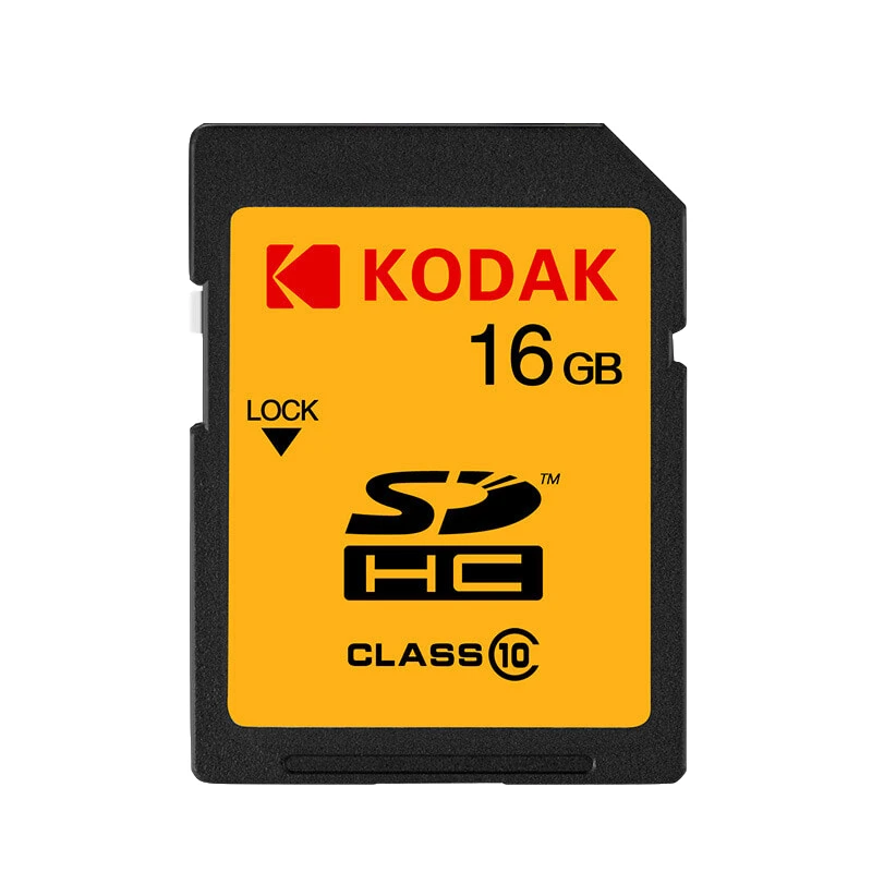U1 16GB Карта памяти Kodak SD SDHC sd-карта 16 ГБ 32 ГБ 64 Гб 128 ГБ 256 ГБ SDXC C10 U3 U1 V30 UHS-I картао де карты памяти для камеры - Емкость: U1 16GB