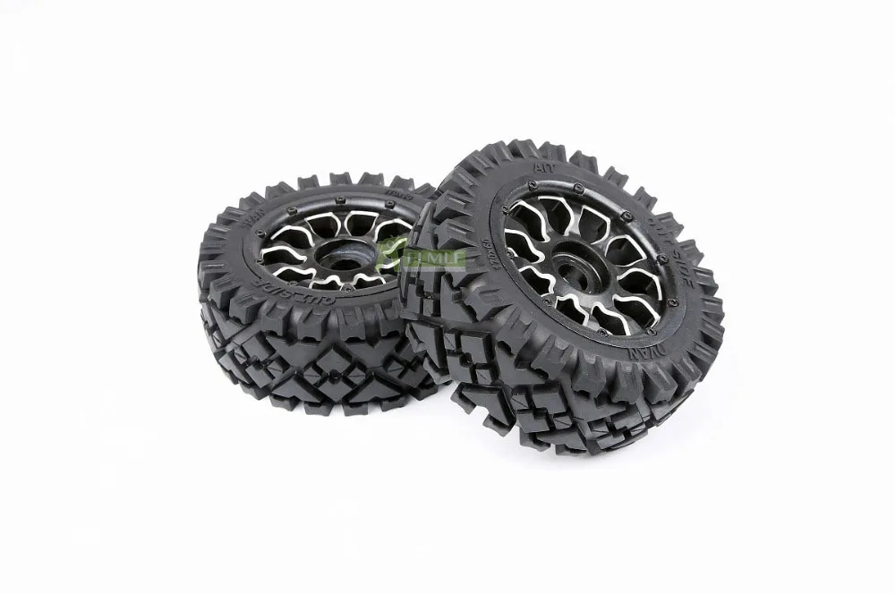 All Terrain Front or Rear Tire with Metal Wheels Hub Fit for 1/5 HPI ROFUN ROVAN KM BAJA 5B Ss RC CAR Toys PARTS | Игрушки и хобби