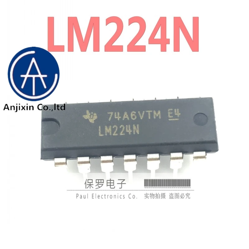 

10pcs 100% orginal and new general purpose amplifier LM224N LM224 DIP-14 straight plug real stock