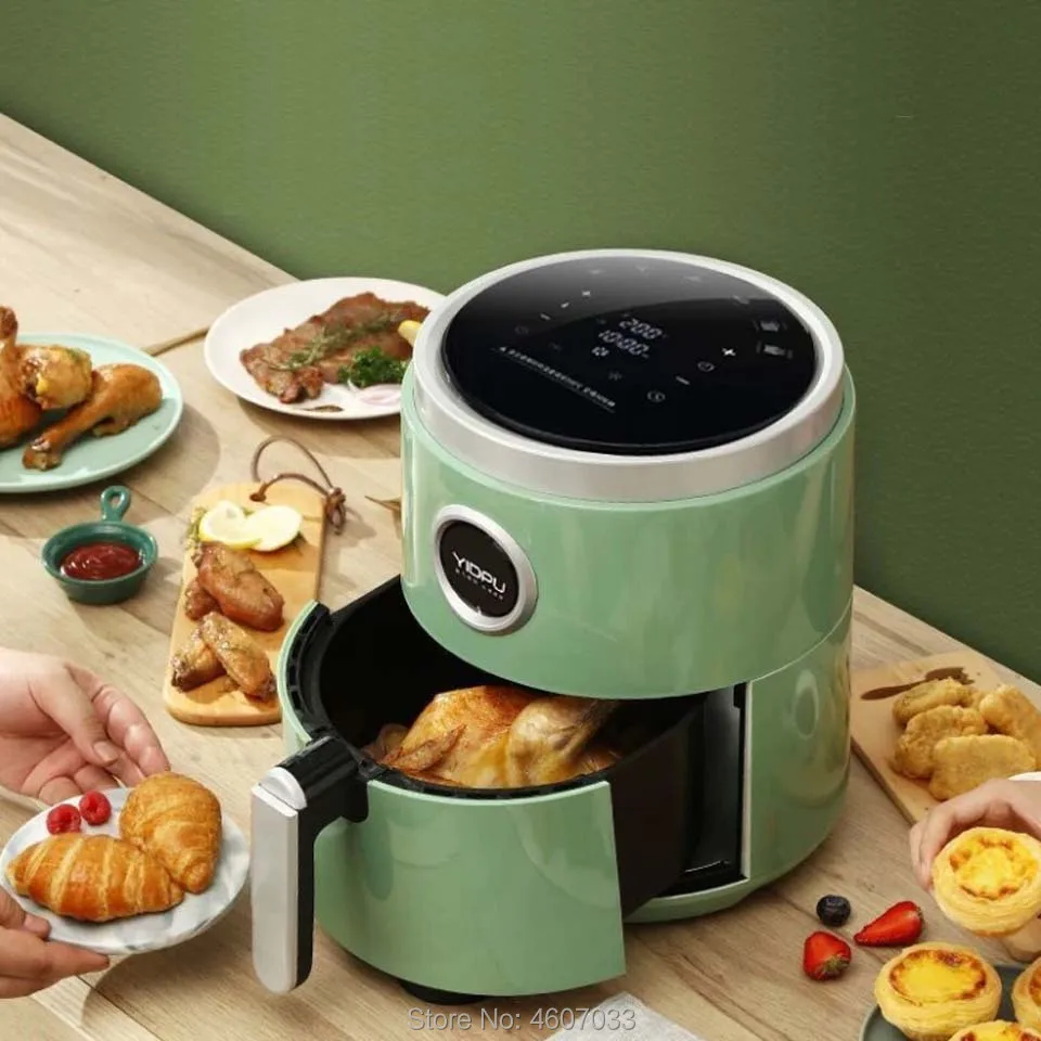 

5L air fryer large capacity Oil-free Intelligent Automatic Electric potato chipper household multi-functional Oven no smoke Oil