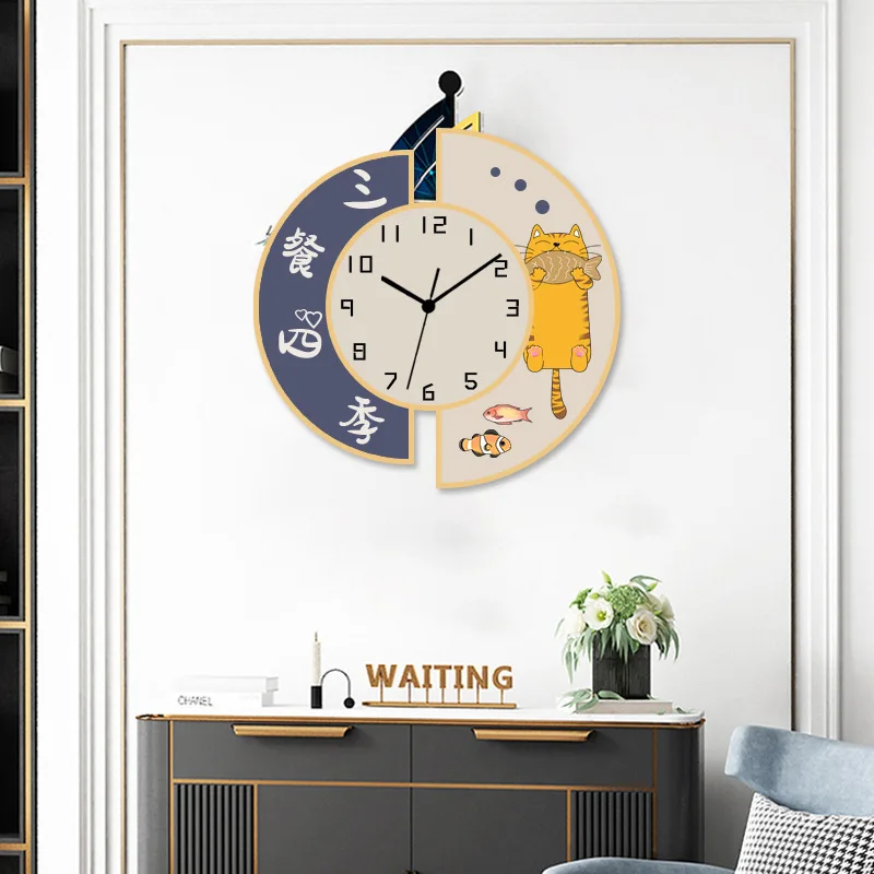 

Креативные оригинальные акриловые настенные часы с современным дизайном в скандинавском стиле, украшение для гостиной, Настенный декор BC