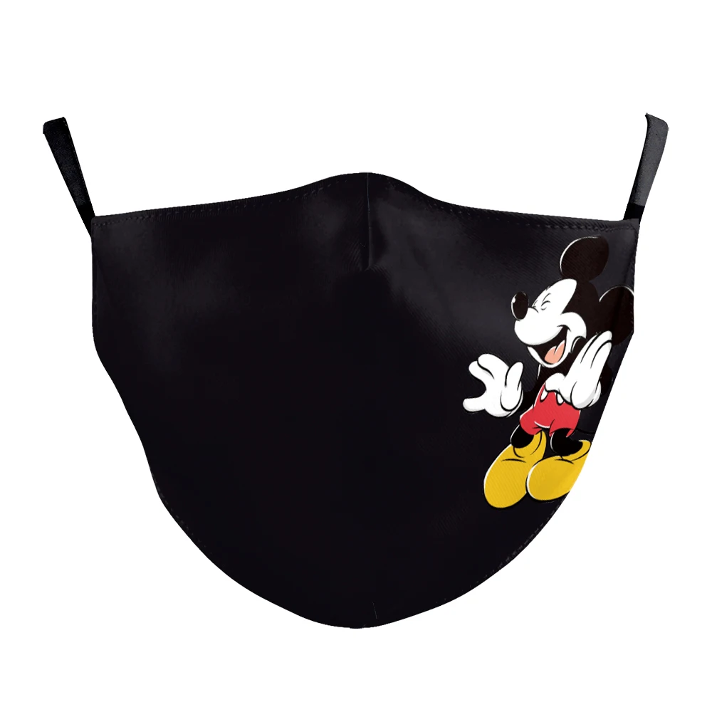 Многоразовые маски Микки Маус Disney стирающаяся Тканевая маска для лица с милым