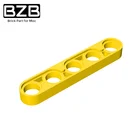 BZB MOC 32017 1x5 с отверстием рычаг (тонкий) Креативные высокотехнологичные строительные блоки модель детские игрушки DIY Кирпичи детали лучшие подарки