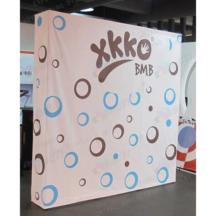 Портативный выставочный стенд 3X3 выдвижной баннер из ткани 8 футов выдвижная