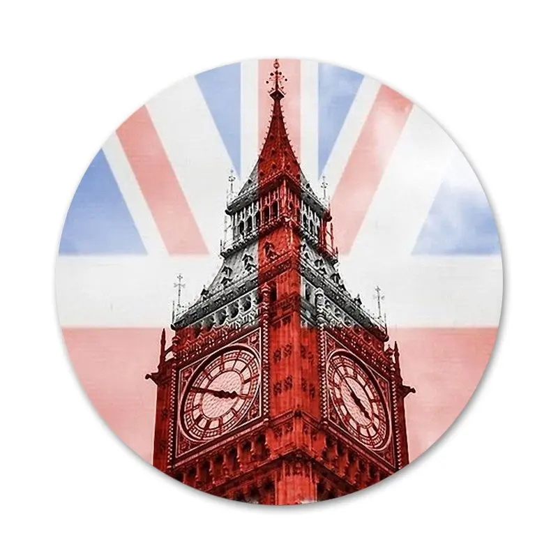 Флаг Великобритании Лондон значок брошь заколка аксессуары для одежды рюкзак
