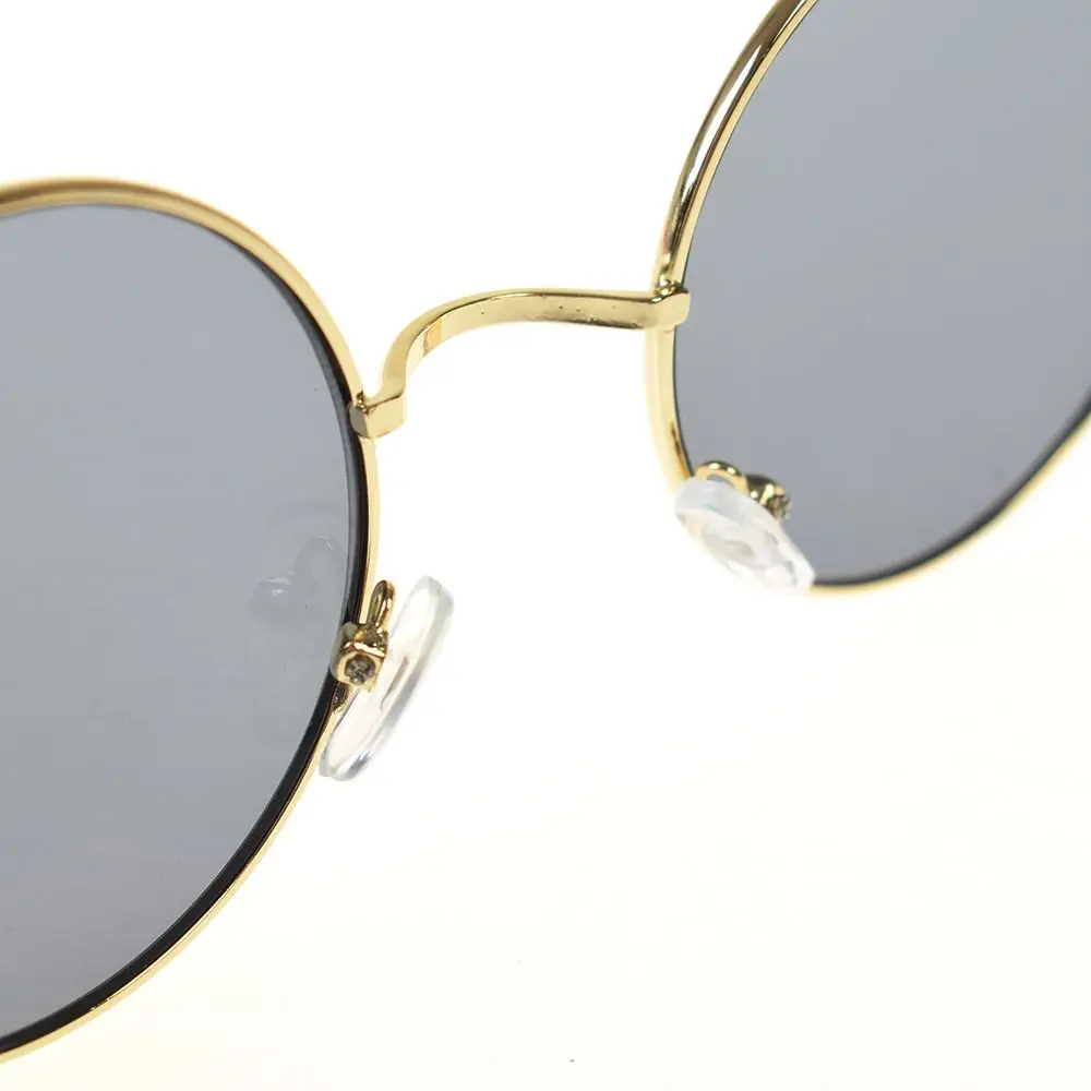 Солнцезащитные очки в круглой оправе для мужчин и женщин трендовые винтажные