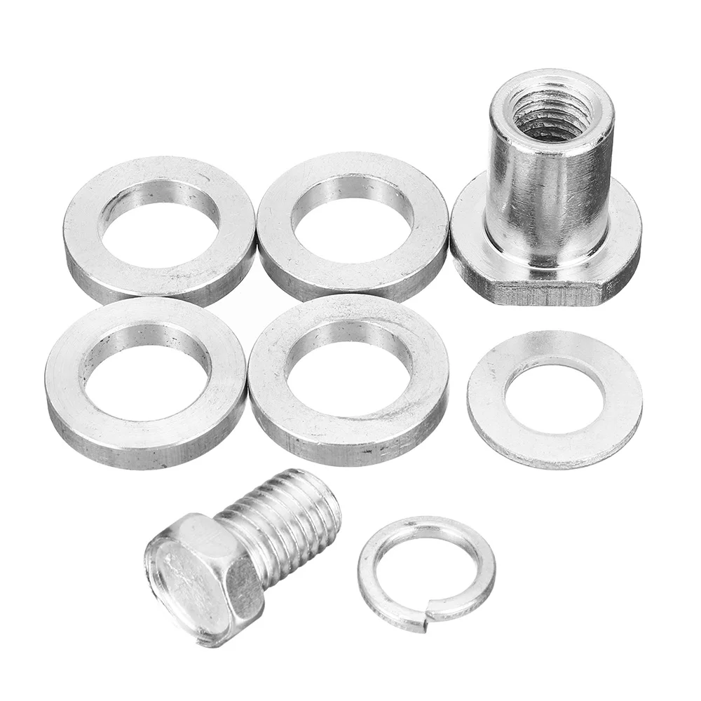 

100/150 Type Lock Nuts Flange Inner Outer Kit Angle Grinder to Grooving Machine Adapter for Variable Slotting Machine Conversio