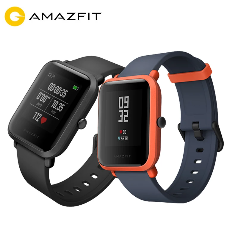 Смарт-часы Xiaomi Huami Amazfit Bip с глобальной версией, gps, Gloness, умные часы, часы 45 дней в режиме ожидания для телефона MI8 IOS