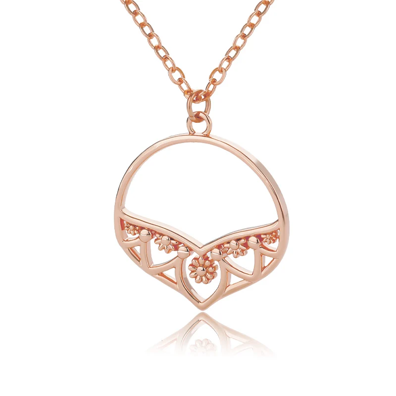 

Rose Gold Hollow Daisy Necklaces For Women Best Friend Stainless Steel Neck Chain Flower Necklace Birthday Jewelry Gift 2021 BFF