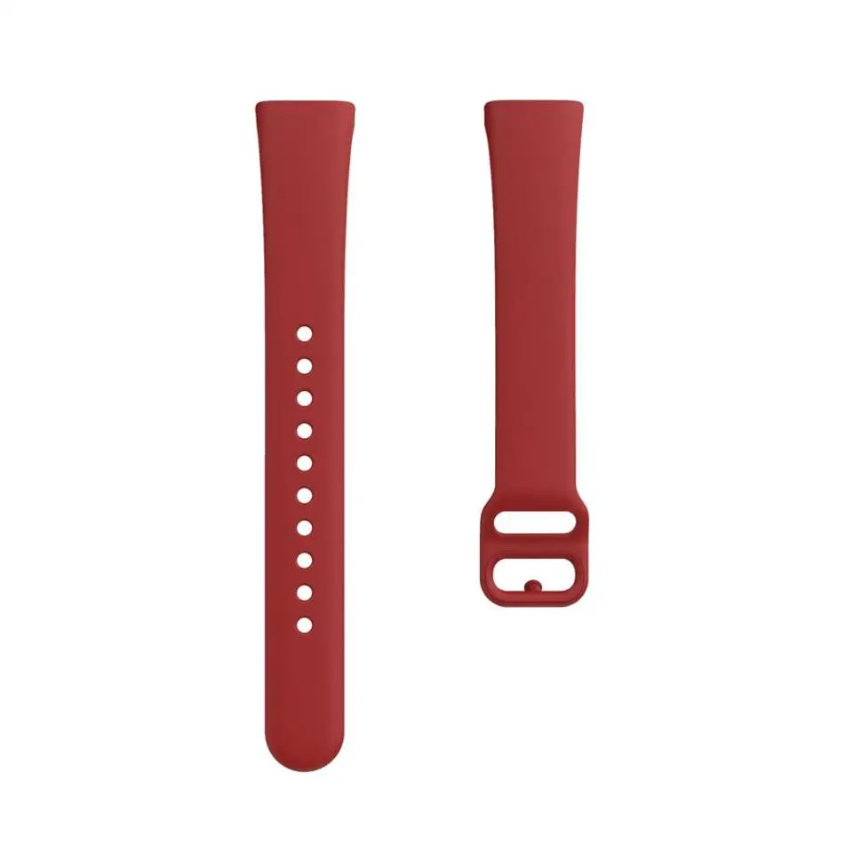 red Мягкий силиконовый ремень хорошего качества для samsung Galaxy Fit SM-R370 ремешок для замены часов - Цвет: red