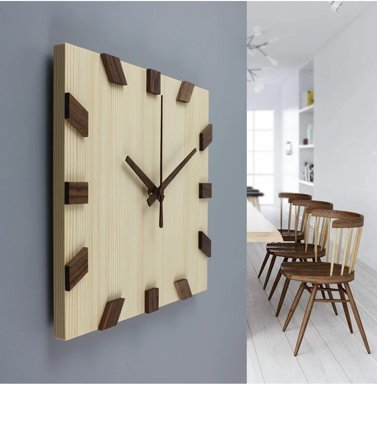Оригинальные тихие настенные часы современный дизайн скандинавские новые