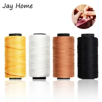 4 colors leather waxed thread cord heavy duty nylon sewing thread long stitching thread for leather craft shoe repairing