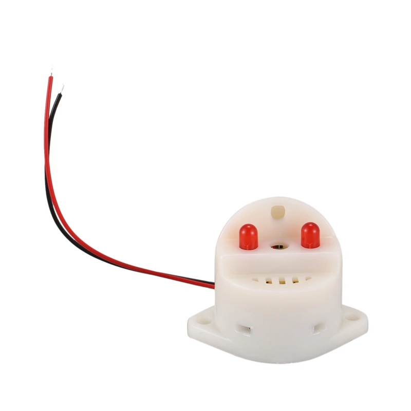 

DC 6-24V 30mA 2 Wire Industrial Red LED Flash Alarm Buzzer Siren 90dB