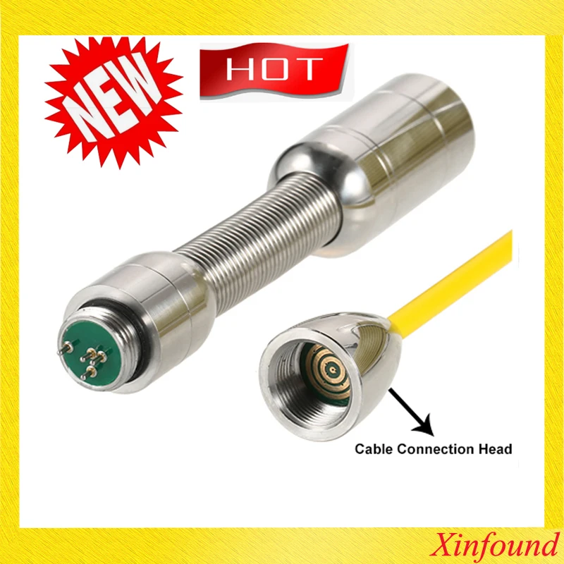 Головка камеры из нержавеющей стали с длинной пружиной и 12 регулируемыми лампами