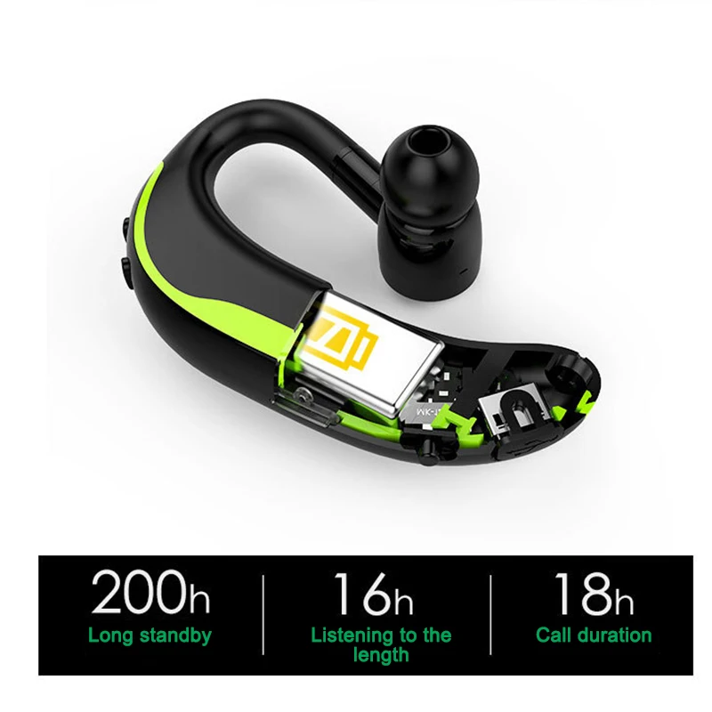 Bluetooth наушники Vogue Бизнес голосовое напоминание Водонепроницаемая гарнитура F600