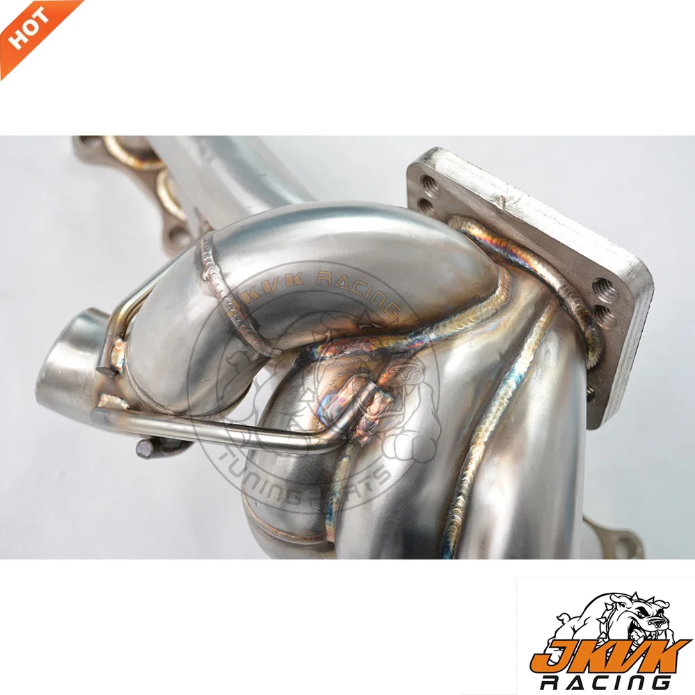 JKVK RACEING 3 мм Паровая труба T3/T4 турбо коллектор для Toy ot 1JZGTE 1JZ VVTi + 44 V полоса