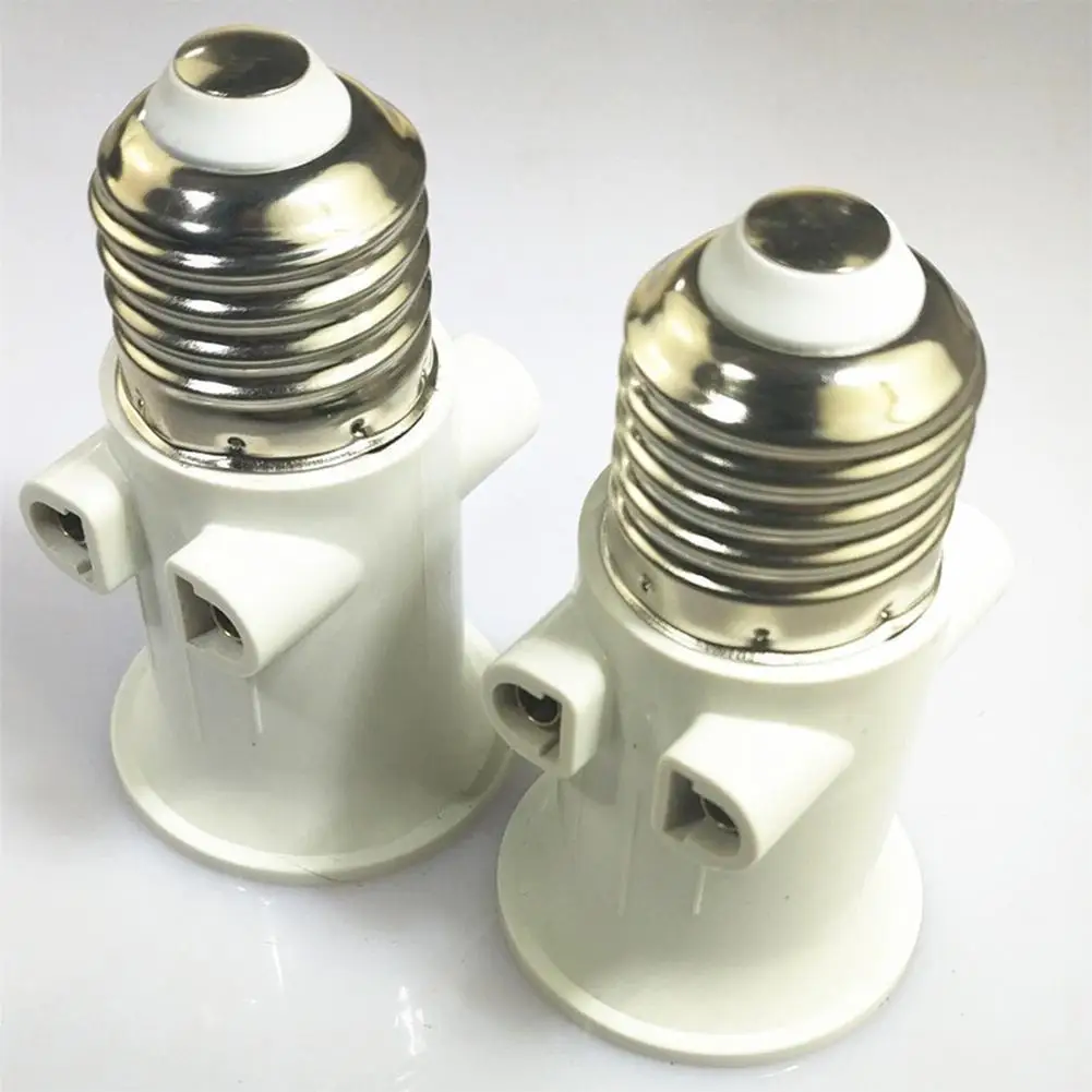 

Fireproof E27 Bulb Adapter Lamp Holder Base Socket EU with AC100-240V For Lights Conversion 4A Plug W5A6