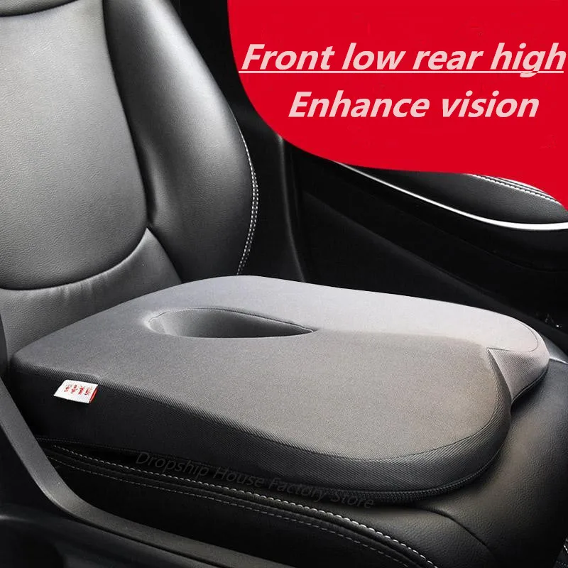 

Car Seat Cushion Tailbone Pain Pillow Seat Pad Quality Memory Foam Pillow Removable Cover Easy Wash Relieve Coccyx Pressure