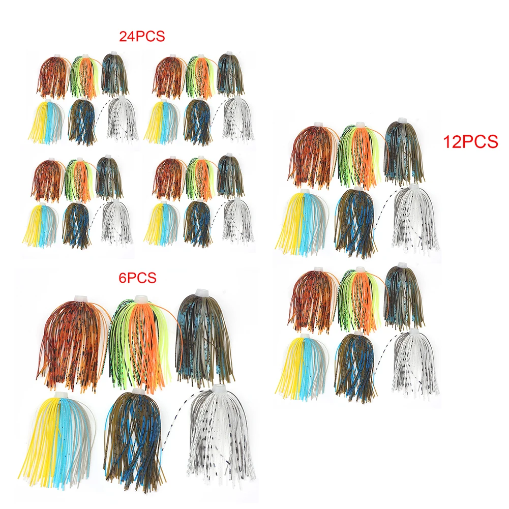 

6/12/24 Bundles Lure Bass Jig Skirts Fishing Jig Skirt Lure Tackle Craft